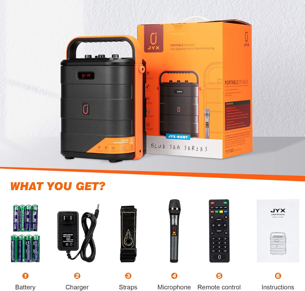 Rechargeable Portable Bluetooth Karaoke Machine with Microphone R2223
