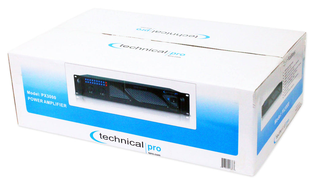 3000W 2-Ch. Power Amplifier with Headphones D74087