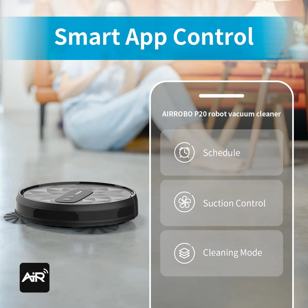 Self-Charging Robot Vacuum Cleaner 2800 Pa Black W8510