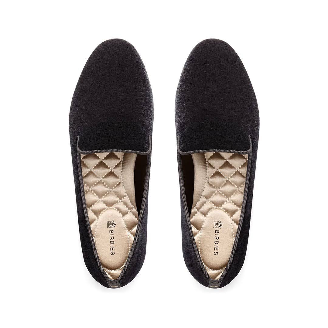 Black Velvet Flats F983