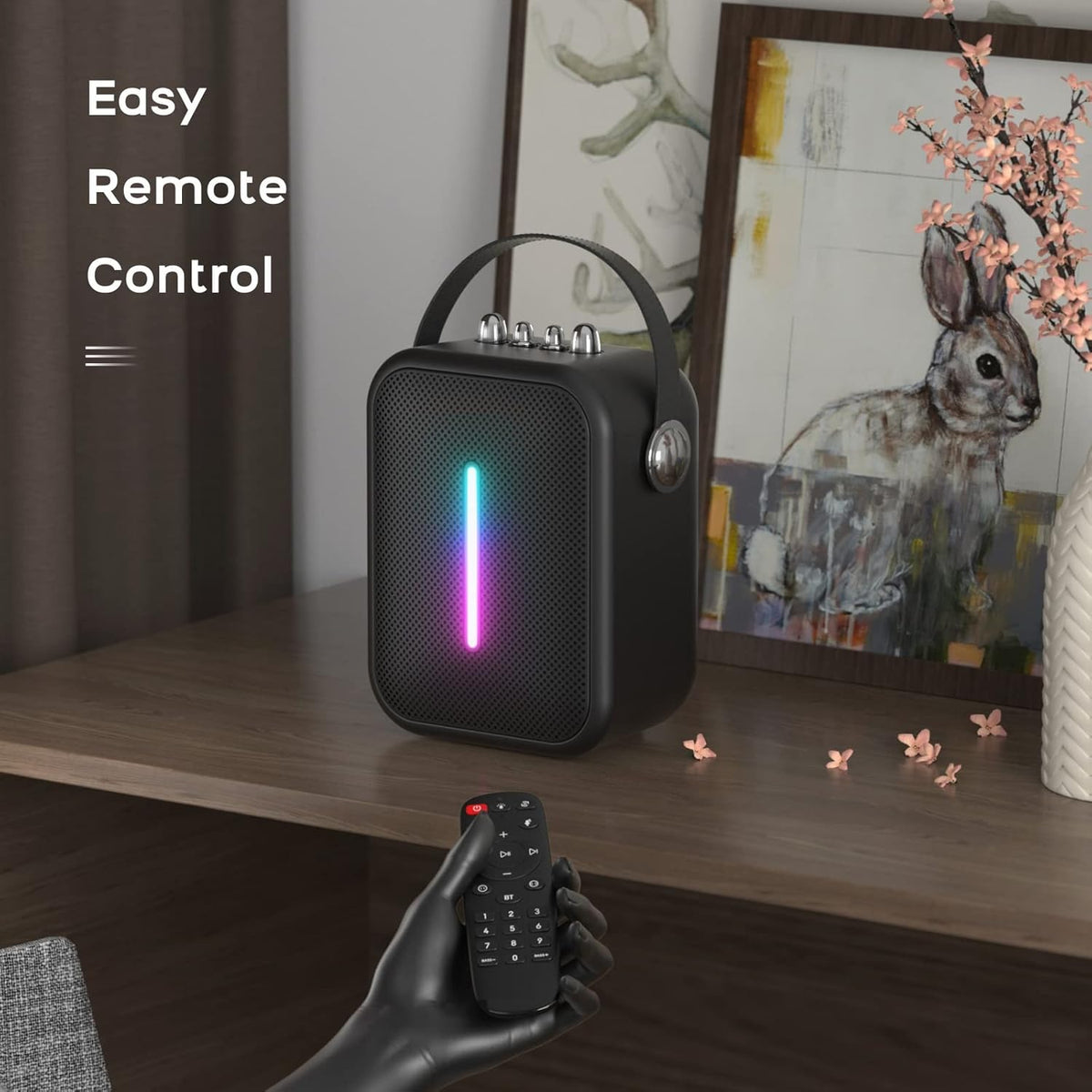 60W Portable Bluetooth Speaker with LED Lights T725