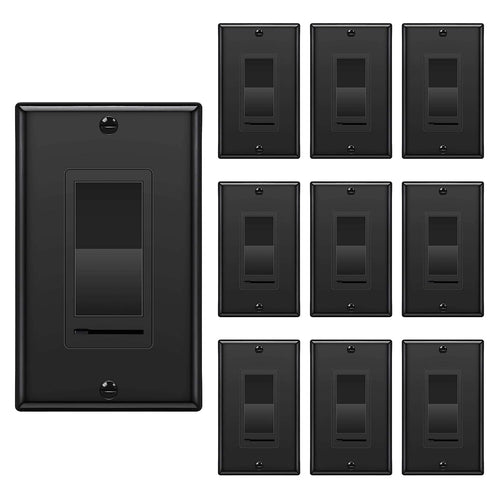 10 Pack White Dimmer Light Switch M654