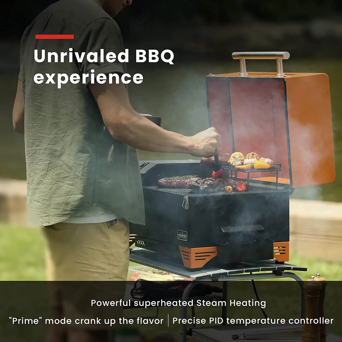 Portable Wood Pellet Grill & Smoker S7011