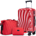 2-Piece ABS+PC Hardshell Carry On Luggage Set with TSA Lock Spinner Wheels Z2987