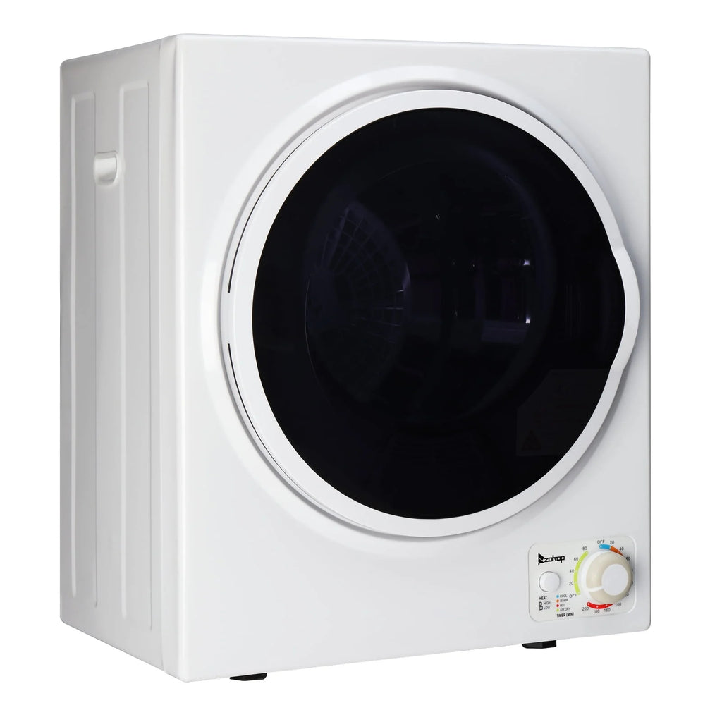 850W 1.6cu ft Front Load Electric Clothes Dryer with Stainless Steel Tub G691