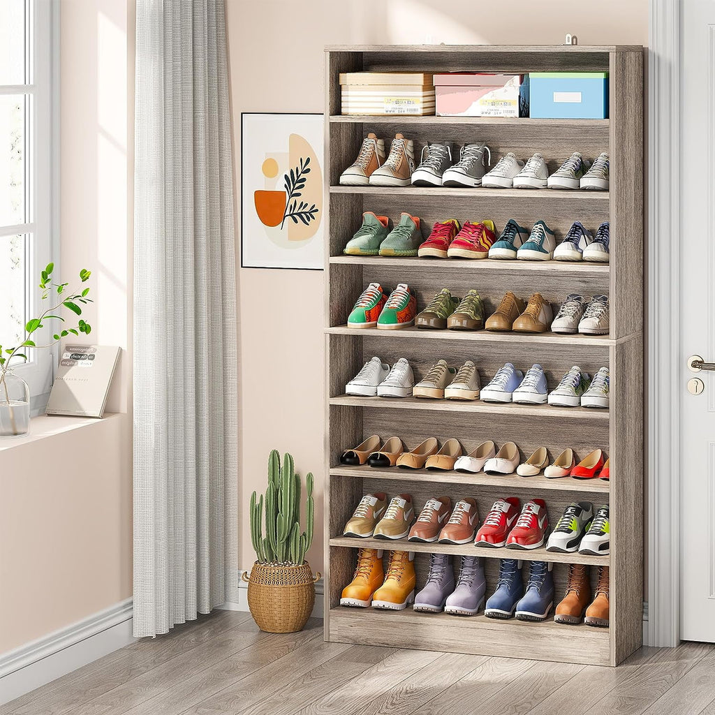 9 Tier Wood Shoe Cabinet M64142