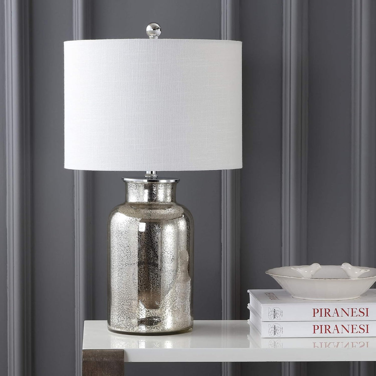 Mercury Glass LED Table Lamp Y3216