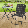Multicolor 2 Pack High Back Steel Frame Web Strap Chair L7114