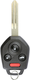 Keyless Entry Remote Car Key Fob Blank Uncut Chip Ignition V7444