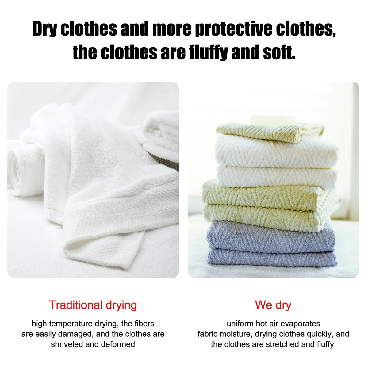 850W 1.6cu ft Front Load Electric Clothes Dryer with Stainless Steel Tub G691