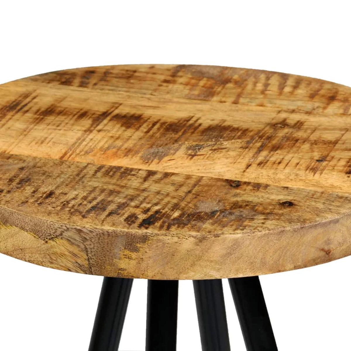 4 pcs Solid Mango Wood Bar Stools U825