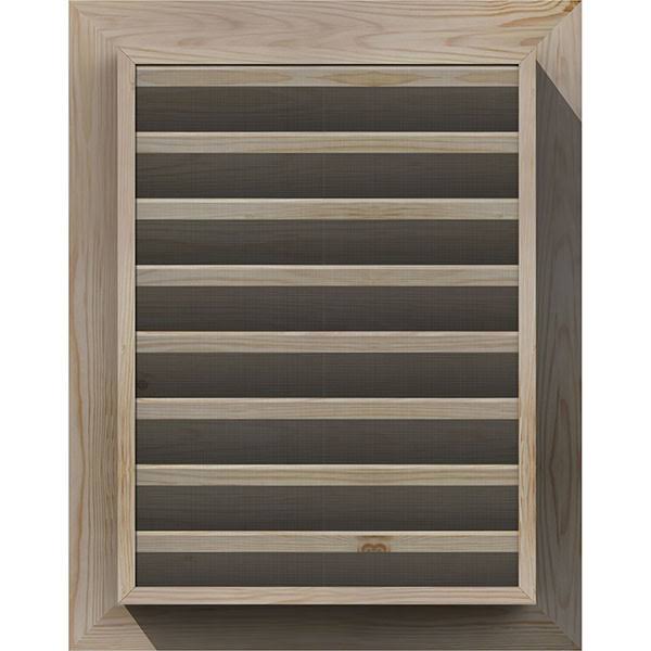 Vertical Gable Vent Unfinished I24160