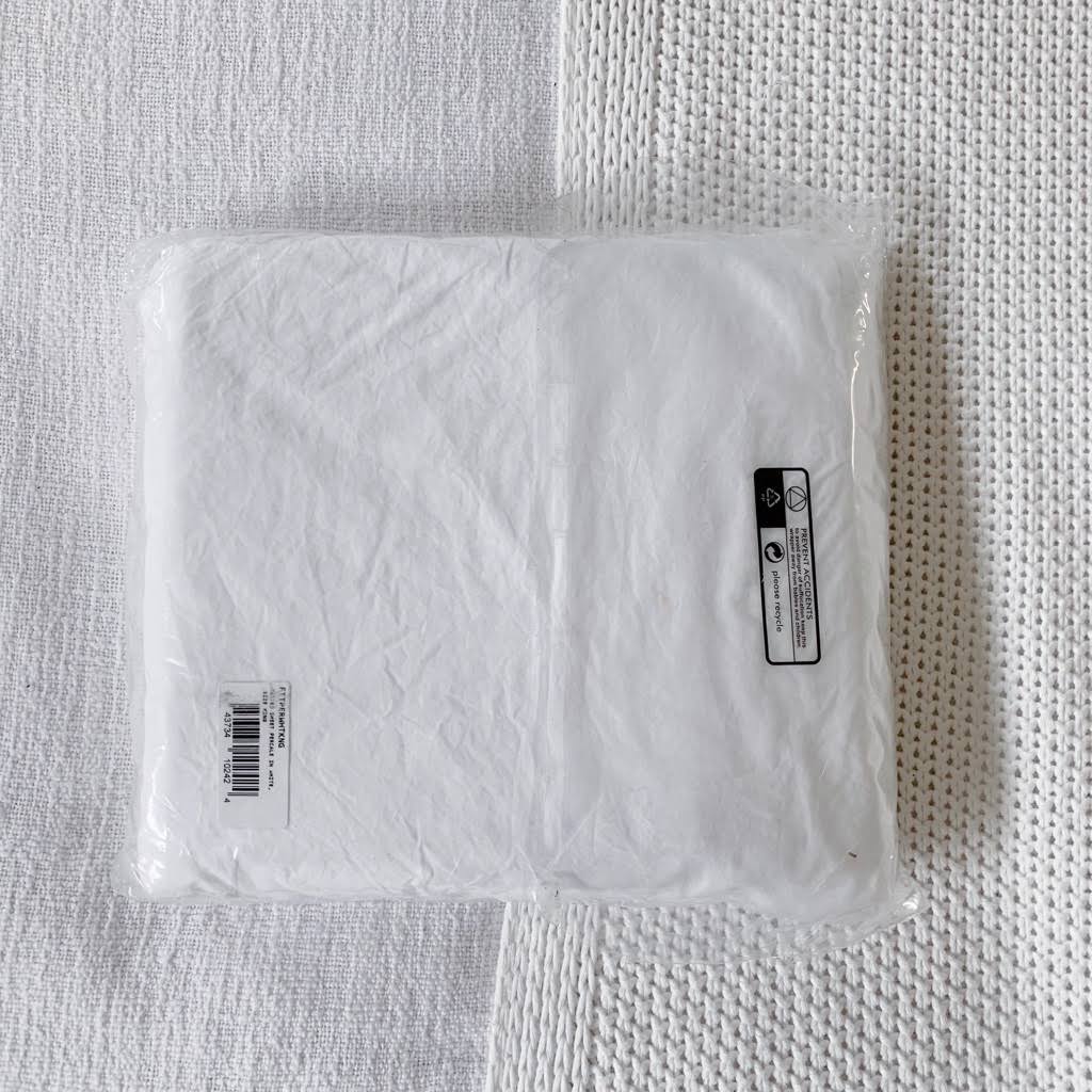 White Percale Fitted Sheet T7083