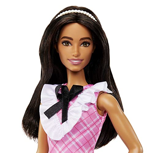 Purple Hair Plaid Shirt Doll C395787