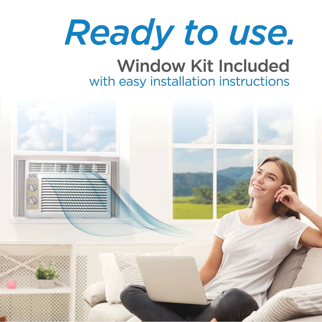 5000 BTU White Window Air Conditioner O282694