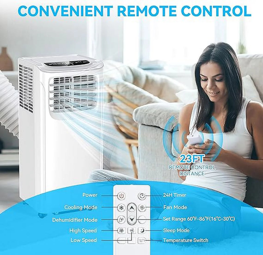 Portable Air Conditioners 8500 BTU White M712271