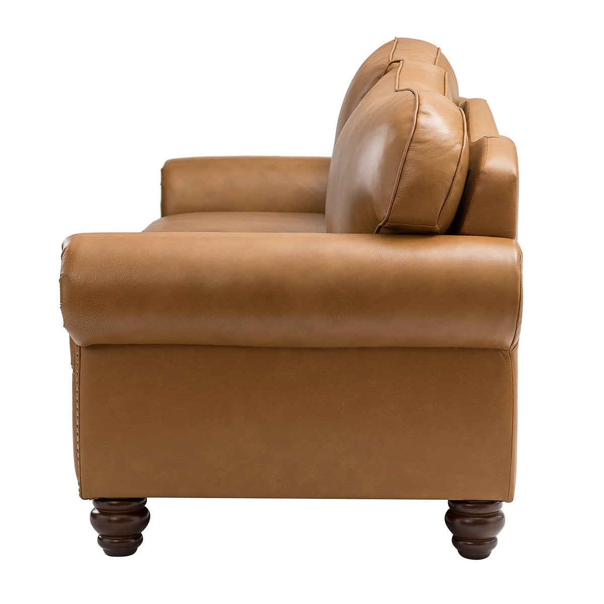 Transitional Sofa with Removable Cushions and Nailhead Trim F73594