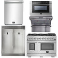 48 Gas Range, Wall Mount Range Hood, Refrigerator, Microwave, Dishwasher U775