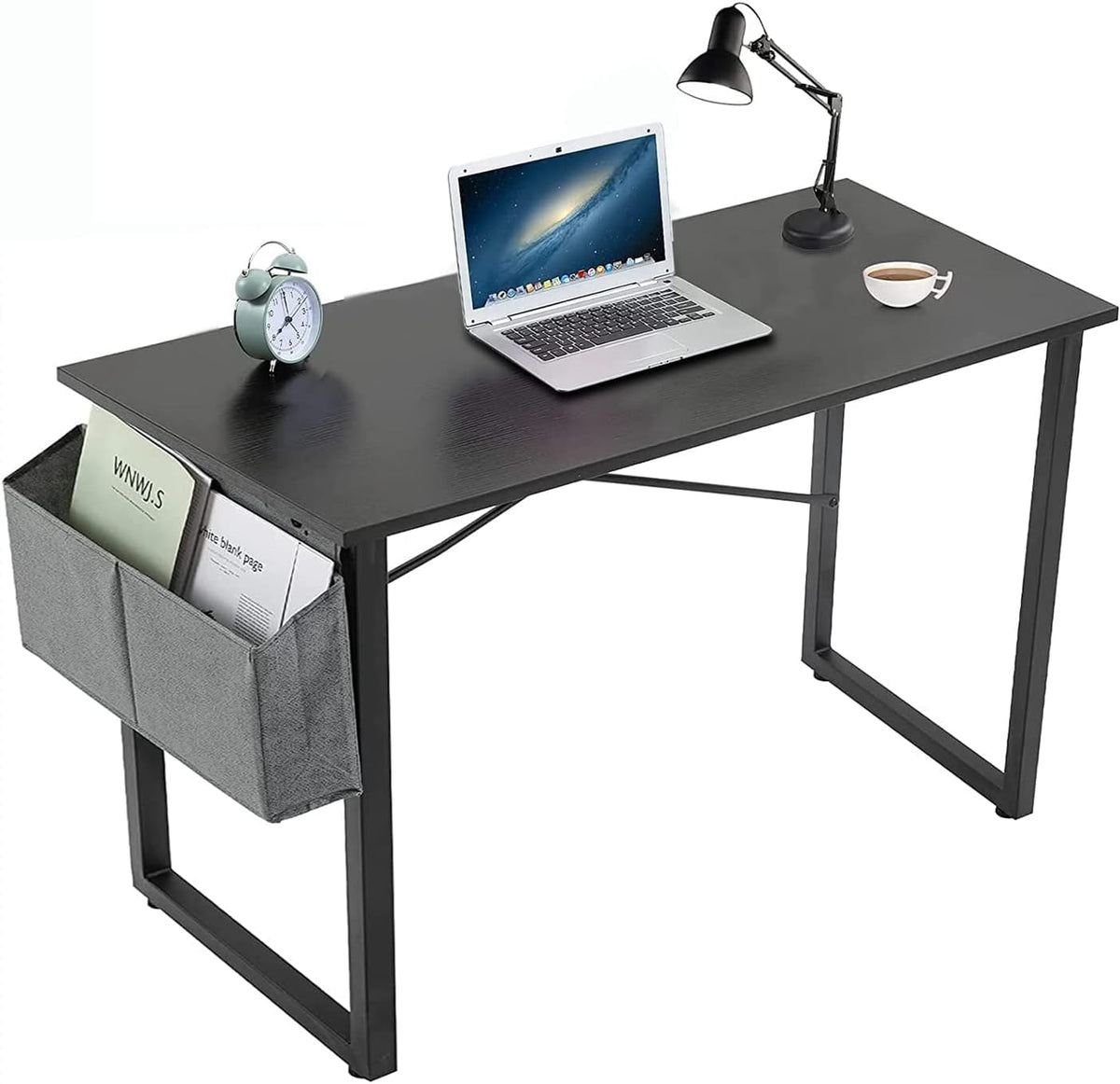 Brown Computer Desk with Storage Bag P426