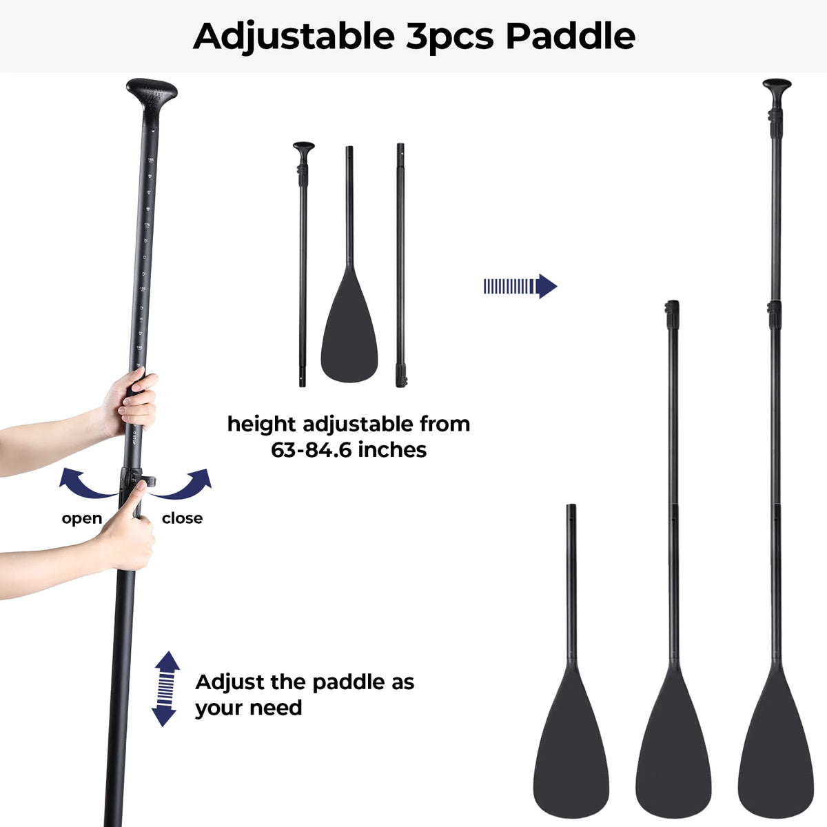 11' Inflatable Stand up Paddle Board with SUP Accessories W700387