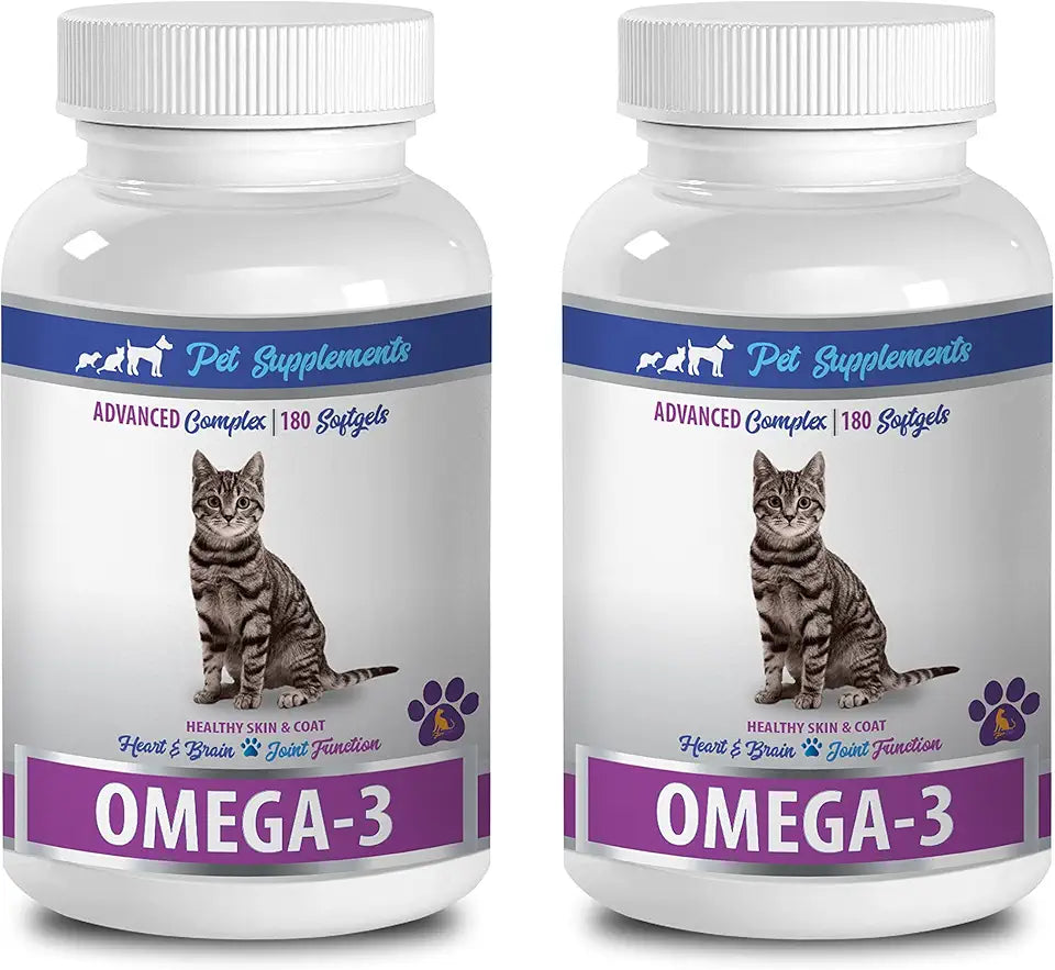 Omega 3 Fish Oil Capsules for Cats 360 Softgels S384