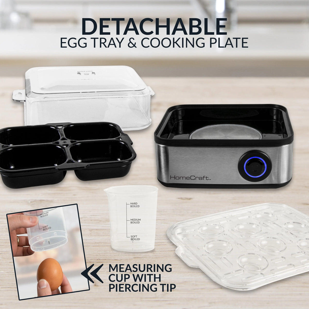 8-Egg Cooker with Buzzer M3812