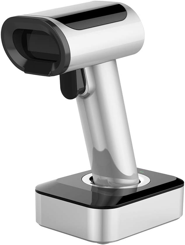 Bluetooth Wireless USB Wired Barcode Scanner with Stand Base Q5689