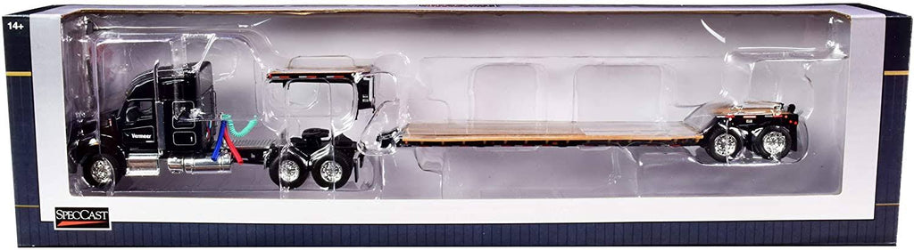 1:64 Diecast Model Tractor Truck with Lowboy Trailer O42811