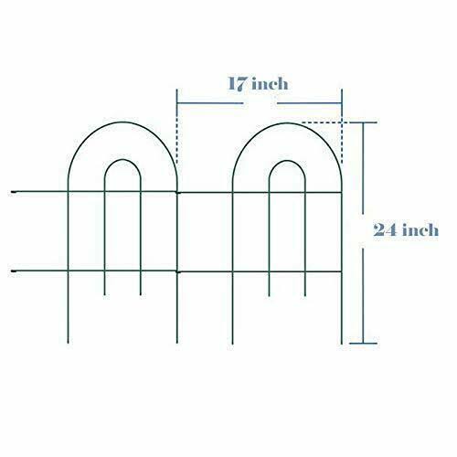 Green Folding Fence 24 inch x 10 Feet Pack of 5 S5099