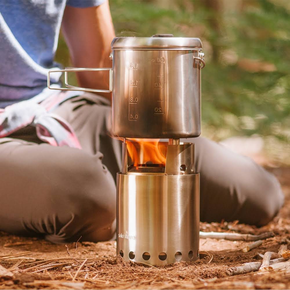 Woodburning Backpacking Camp Stove Combo S860