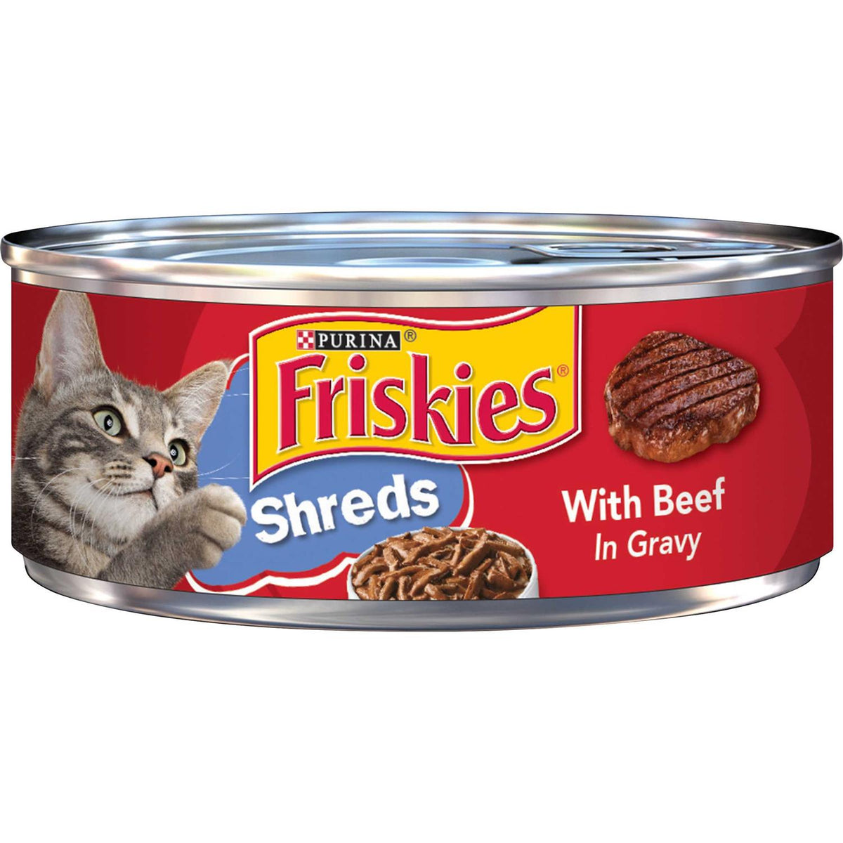 Canned Cat Food with Beef, 5.5-oz, Case of 24 Z69534