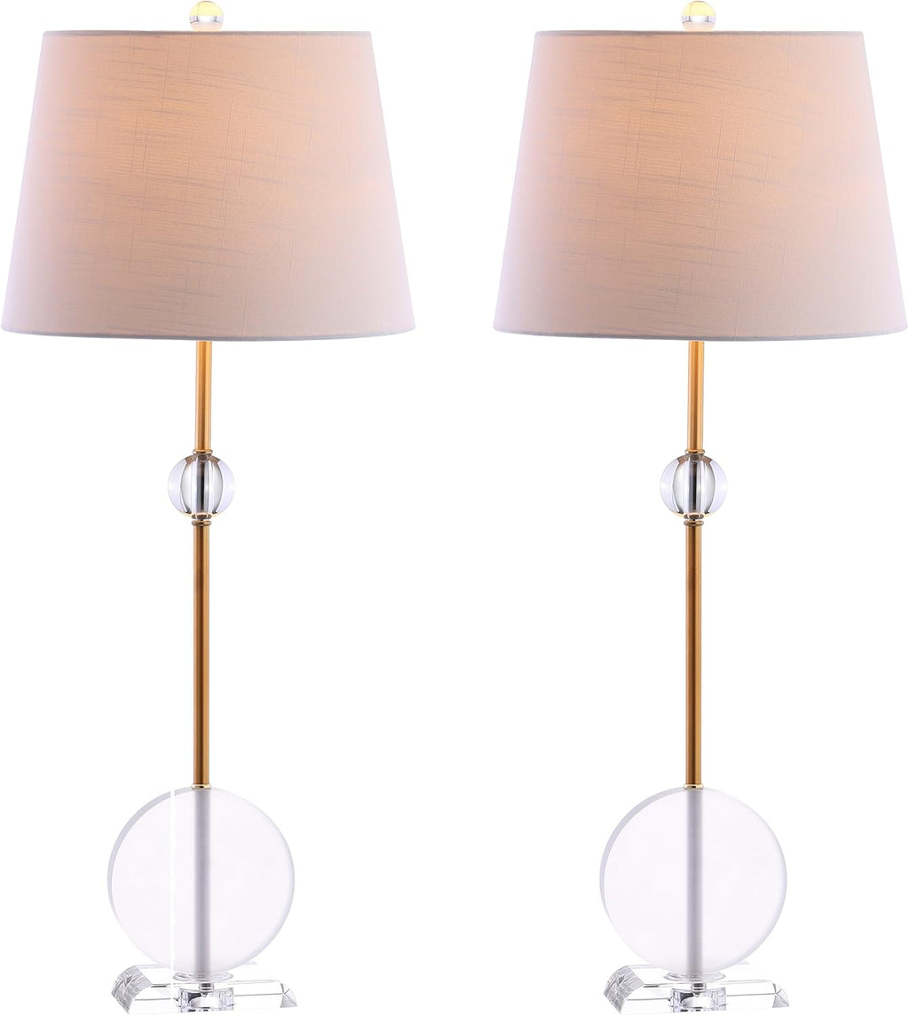 Crystal Metal LED Table Lamp Set of 2 J2424