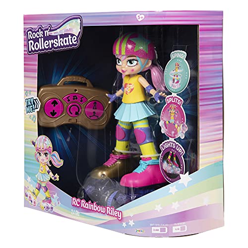 Light Up Remote Control Rollerskating Doll P769379