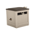 Beige Wheeled Hose Cabinet W468040