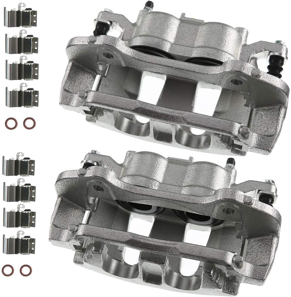 Brake Caliper Assembly Front Right Passenger Side Pack of 2 E135707