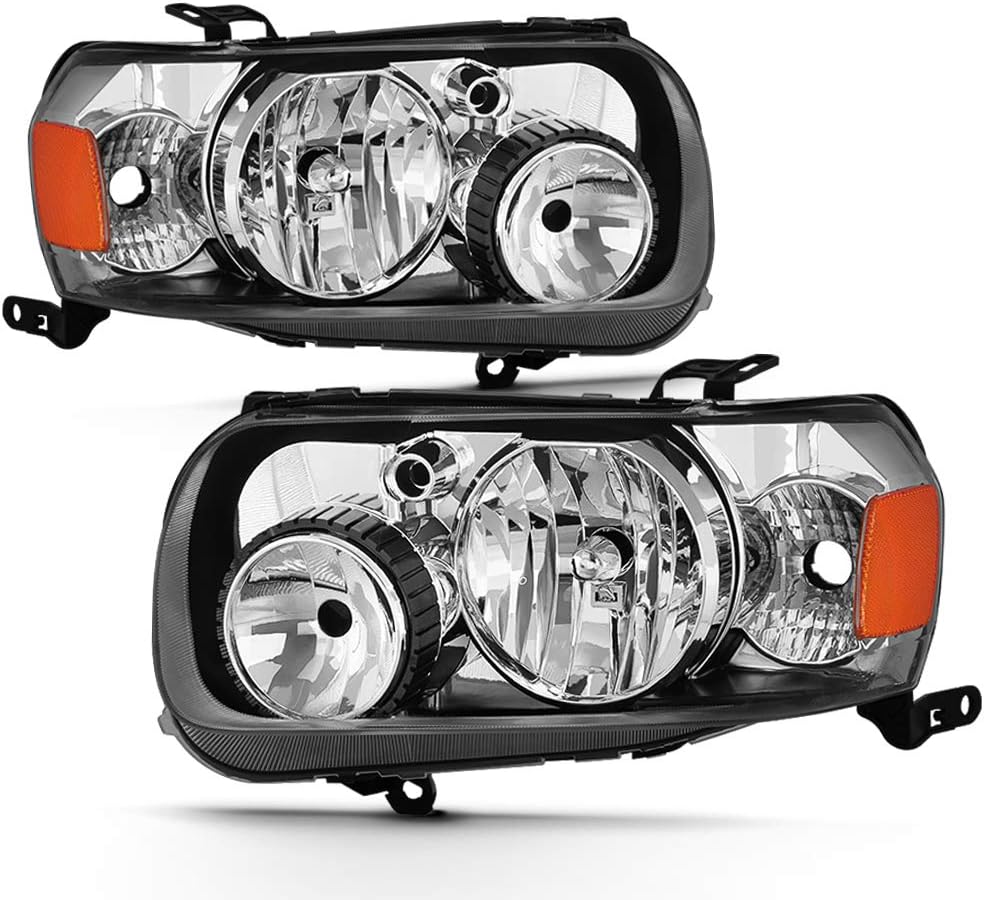Ford Escape Headlights Headlamps Assembly Pair Set Left+Right S834