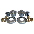 Chrome 2-Valve Trim Kit with Stems I24143