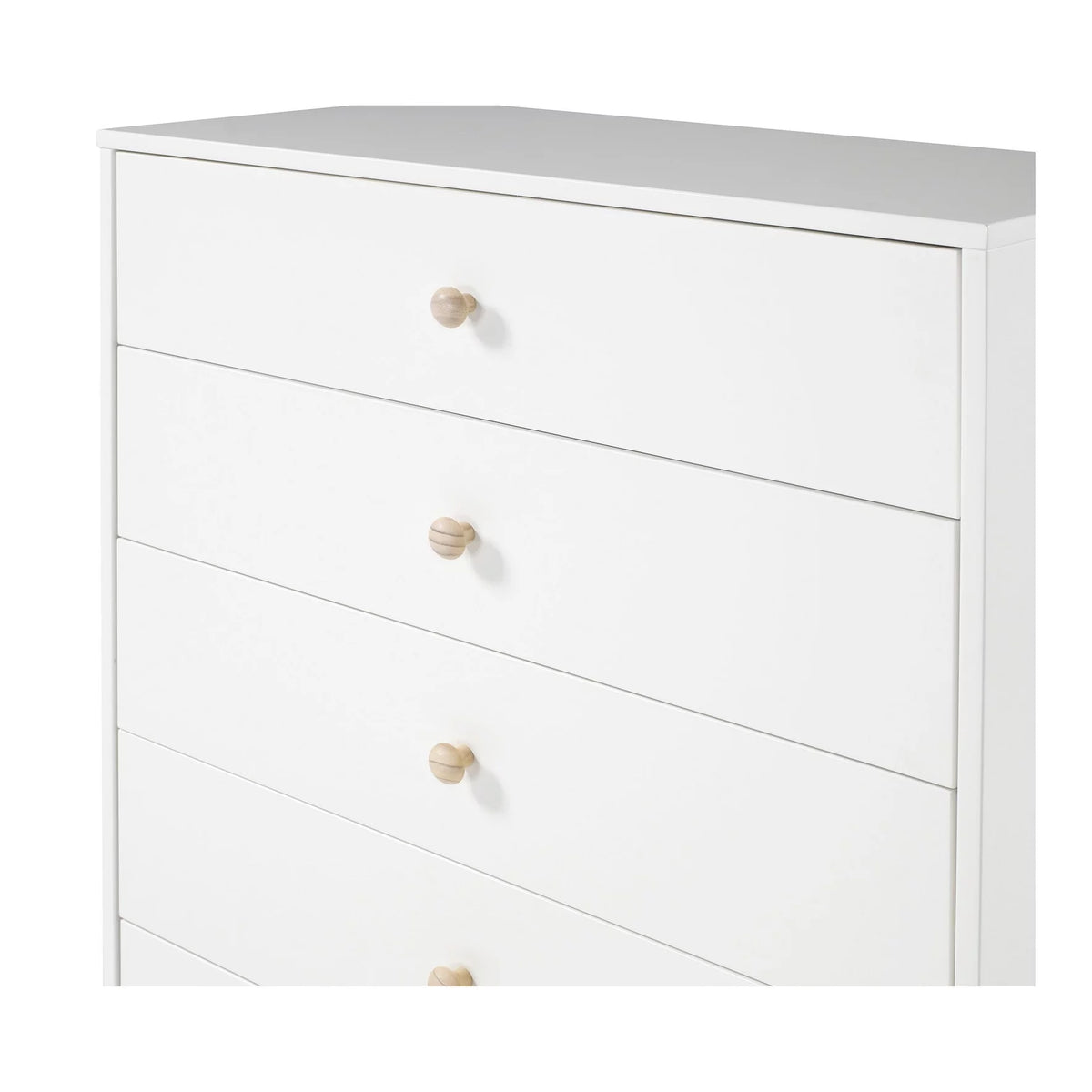 White 5-Drawer Chest A544