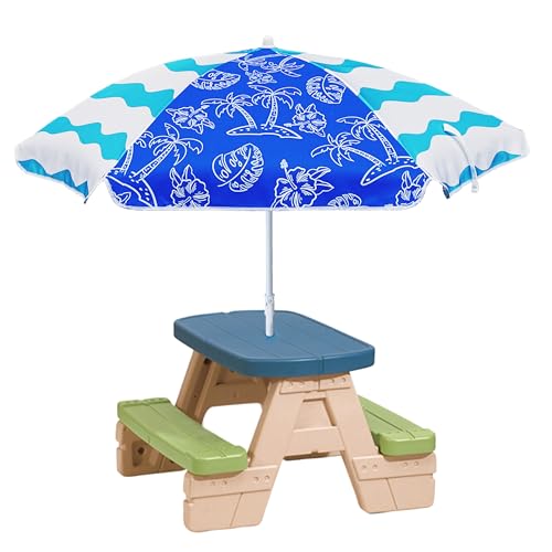 5ft Beach Umbrella for Sand and Water Table F488