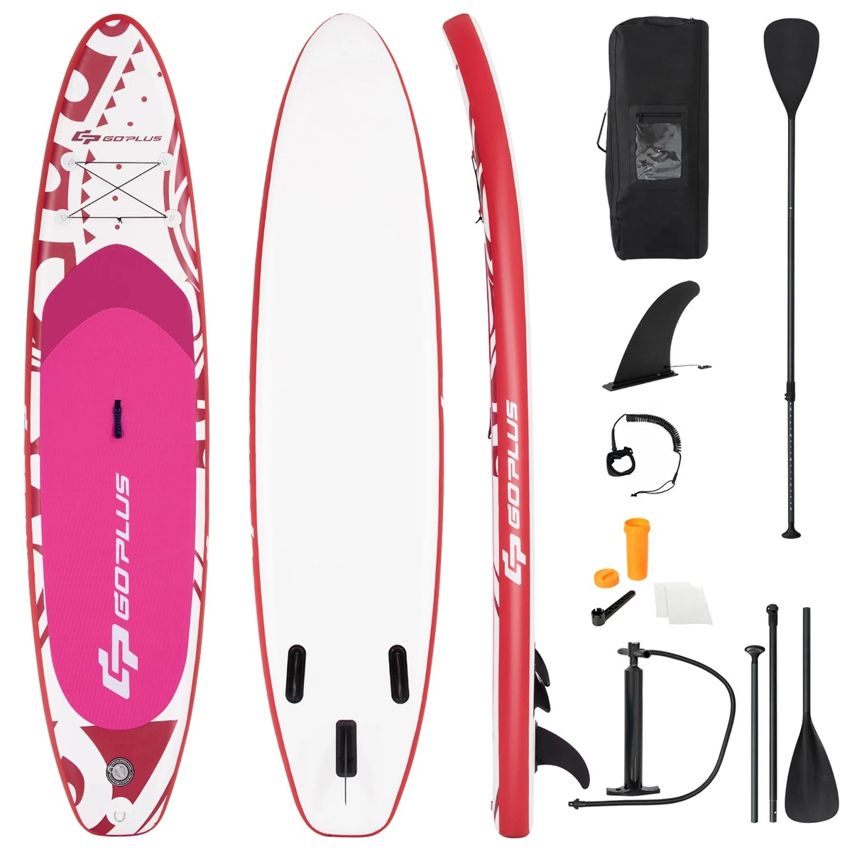 10.5' Inflatable Stand Up Paddle Board with Carry Bag P61427