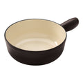 Cast Iron Black Induction Fondue Pot H36690