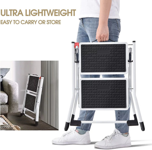 2 Step Folding Non-Slip Ladder 330Lbs Capacity H6011