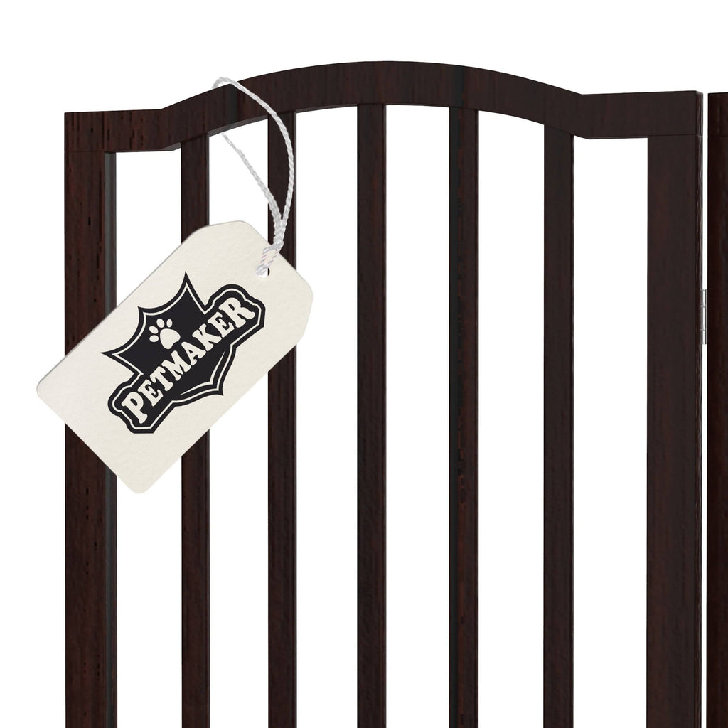 Brown 4-Panel Pet Gate G476320
