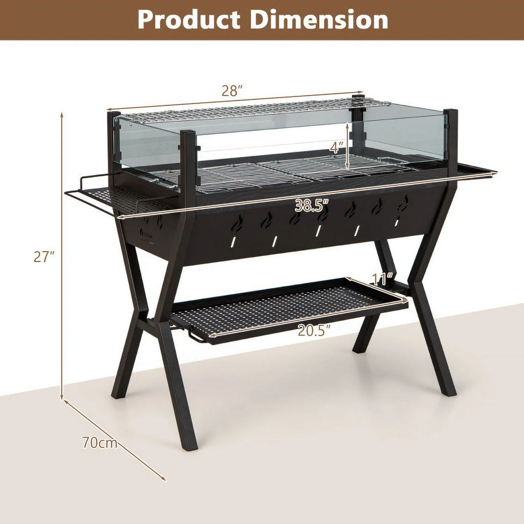 3-in-1 Charcoal BBQ Grill F15165