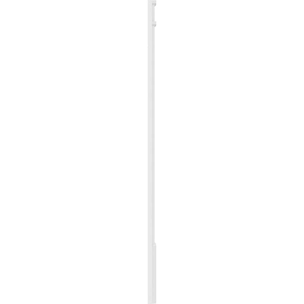 PVC Raised Panel Pilaster with Decorative Capital & Base (Pair) X529877