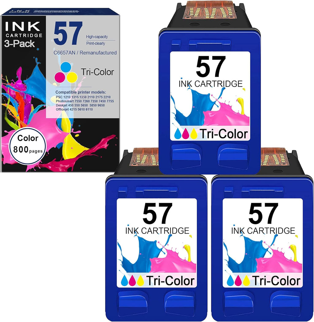 Remanufactured Tri-Color Ink Cartridge 3 Pack V795