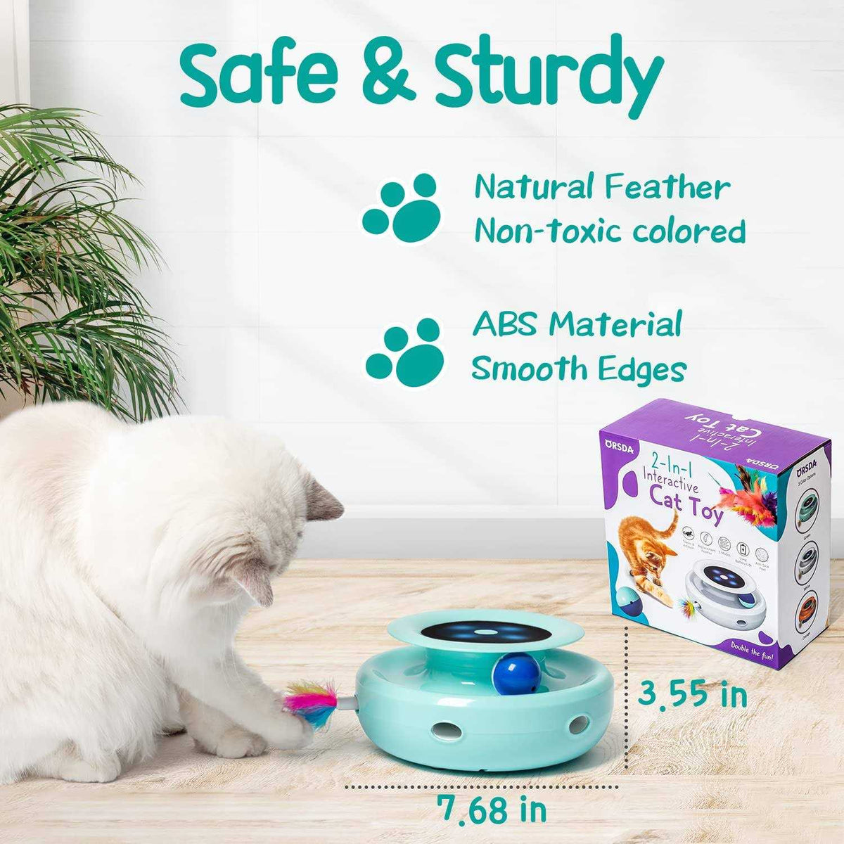Interactive Cat Toy Balls R7924