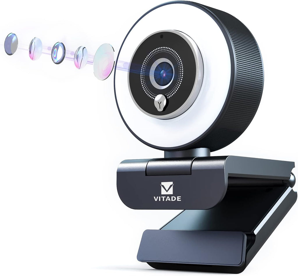 Streaming Webcam with Ring Light P434