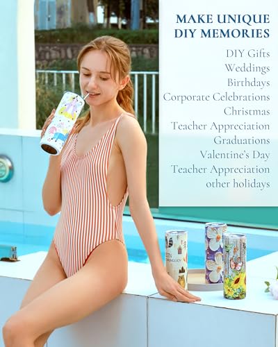 8 Pack 20 OZ Stainless Steel Insulated Sublimation Tumbler N40228