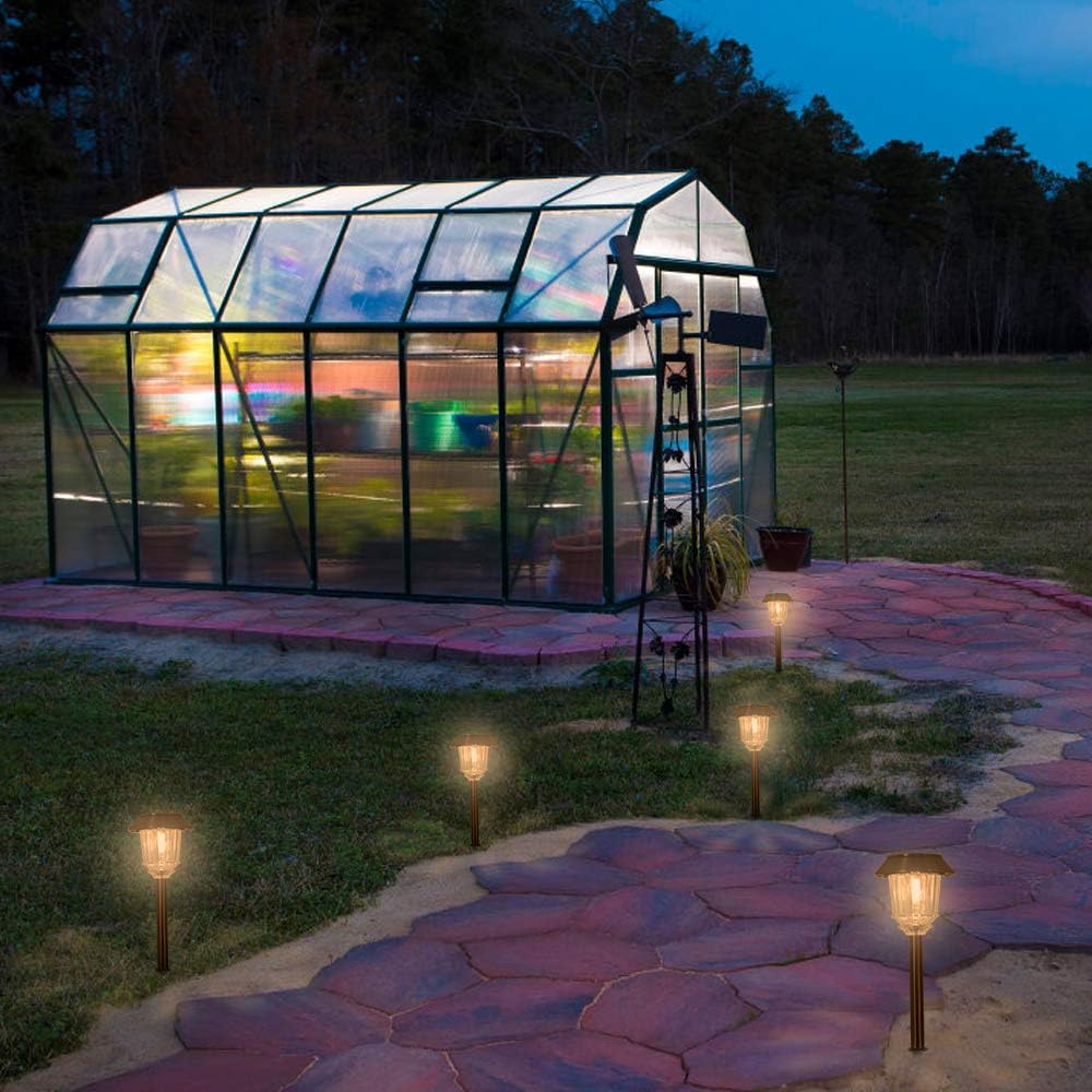 4 Pack IP65 Waterproof Dimmable Solar Pathway Lights E6843